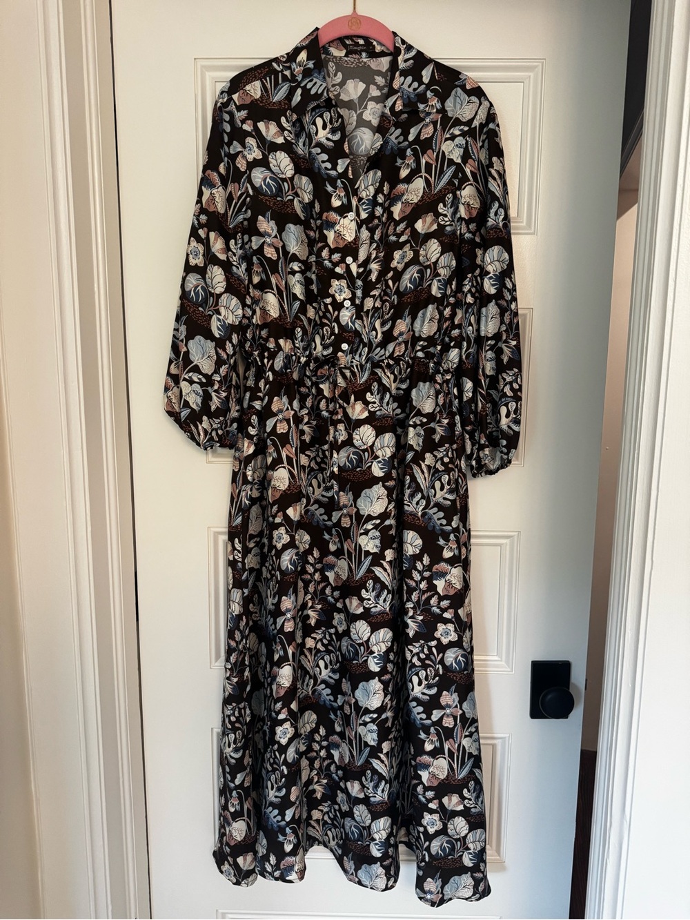 J. Mclaughlin Silk Blend Midi Dress